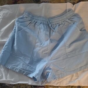 Sky Blue Women's Shorts GREEK COTTON